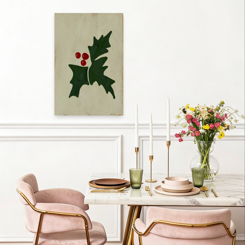 «Ohmistletoe», reproduction d'art classique classique, 24" H x 16" W