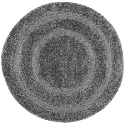 Assar Geometric Gray Area Rug