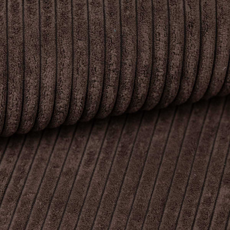 Upholstered Bed, Brown, European Double (140 x 200 cm)