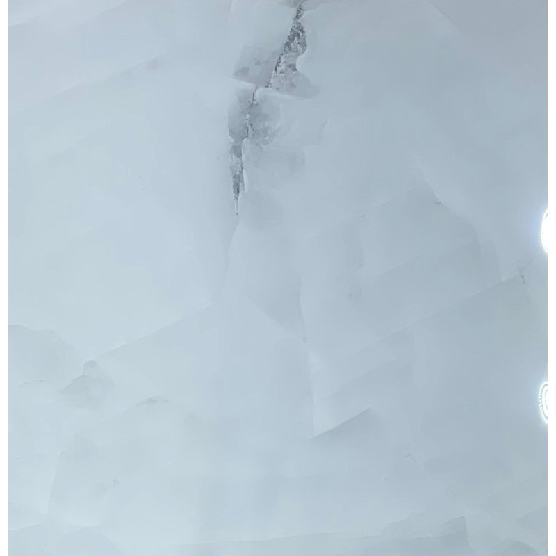 Mélanoïde brillant argent poli, L 24 po x L 24 po