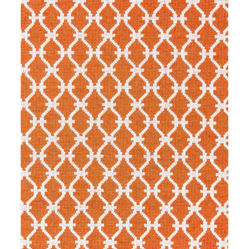 Tissu à treillis Oriana, Mandarin