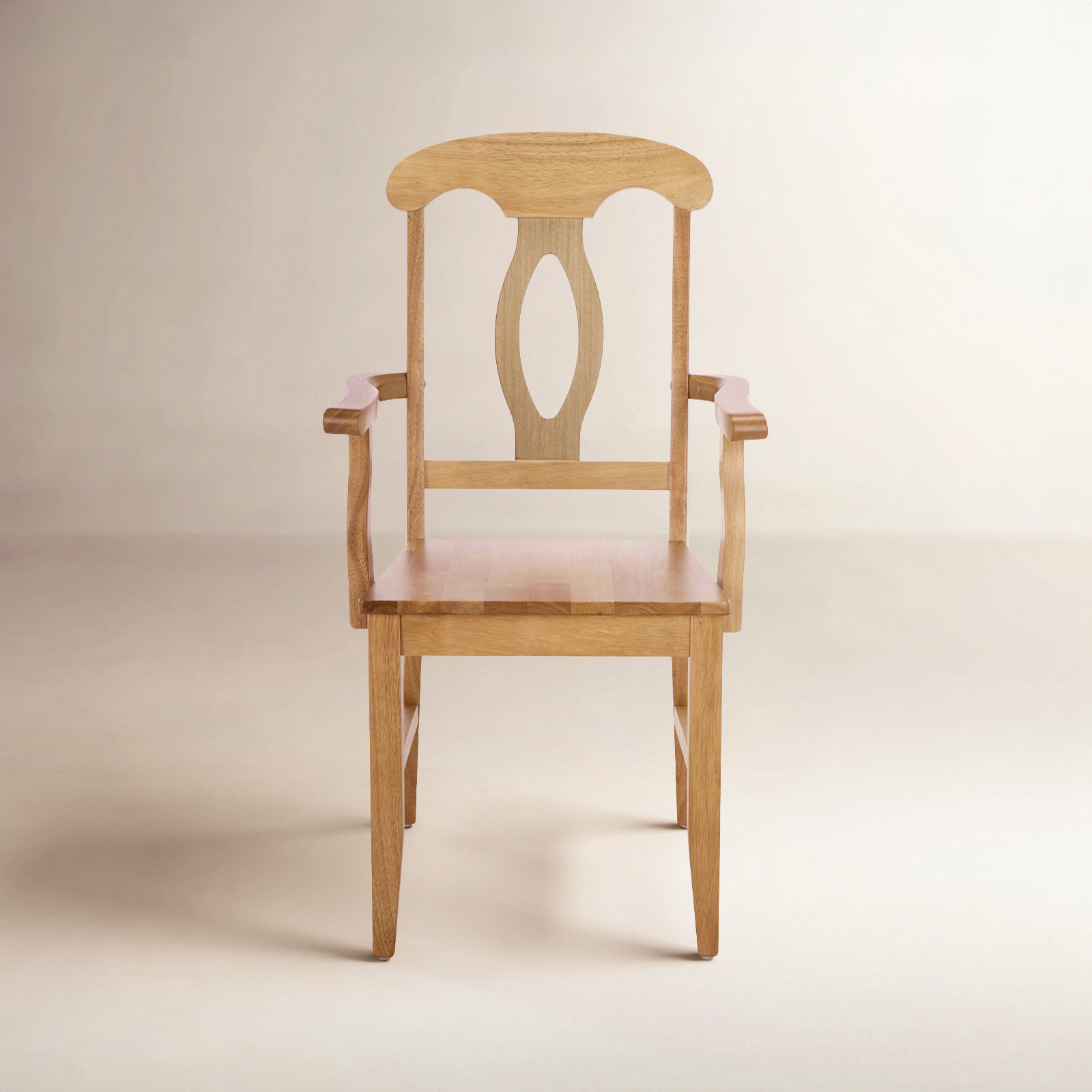 Ottie Arm Chair, Light Oak