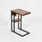 Solid Wood Top End Table and Built-In Outlets