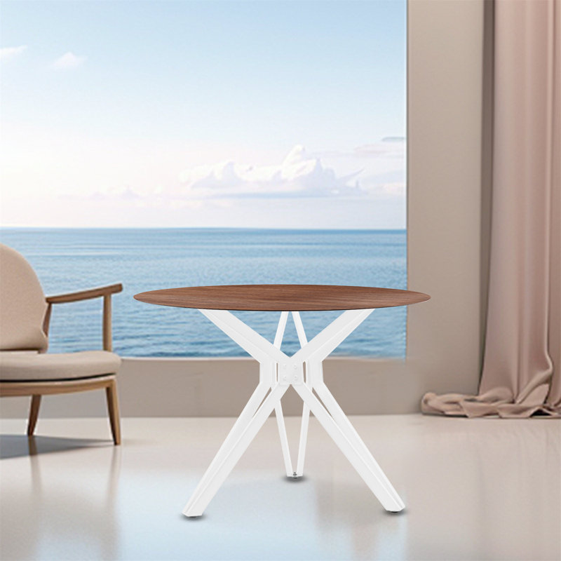 Modern Metal Table Legs(White), White