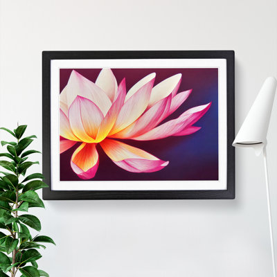 Miraculous Lotus Flower - Framed Print