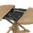 Retro Style Dining Table Set With Extendable Table-115300705