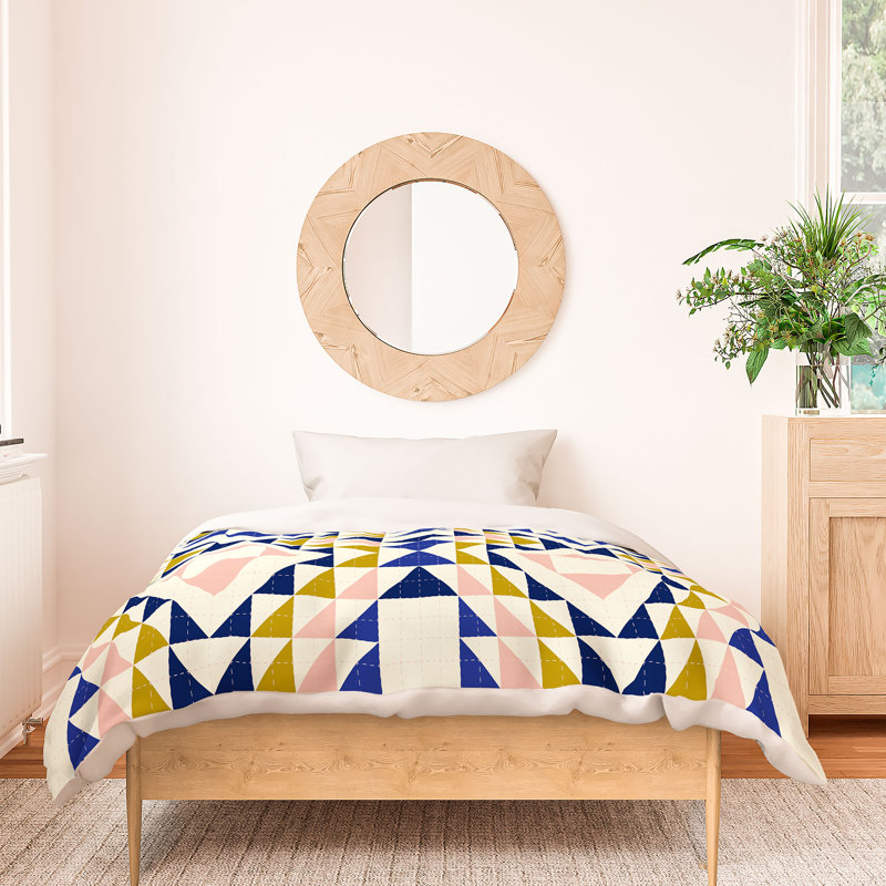 Housse de couette standard en coton Jenean Morrison, Housse de couette extra longue pour lit simple