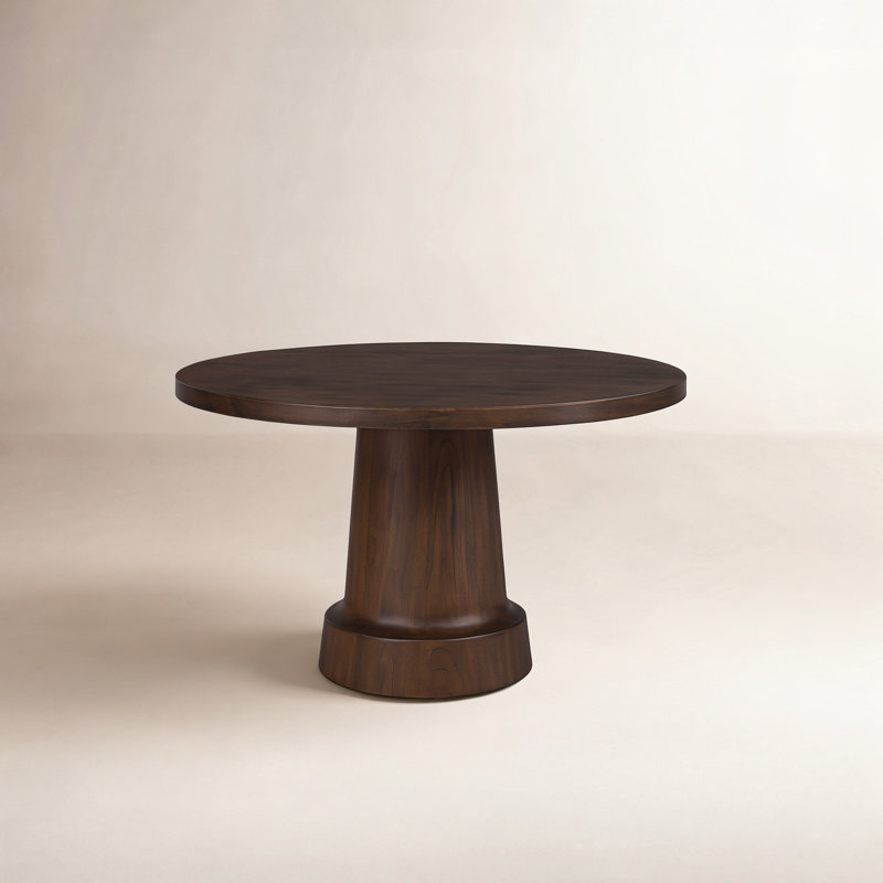 Rhys 47.5'' Round Dining Table, Truffle