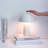 Celia 10" Mushroom Portable LED Cream Table Lamp, 3-Way Dimming and Rechargeable-1599674328