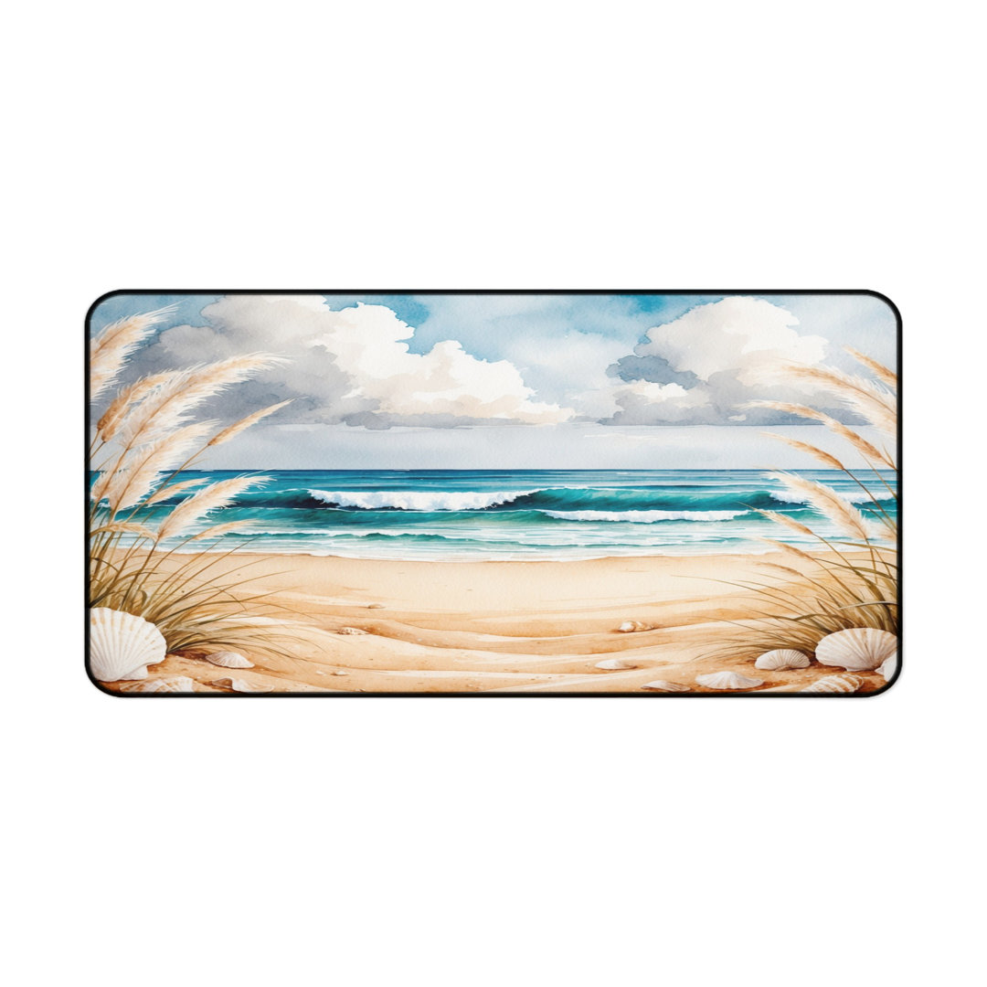 Pampas Grass Beach Desk Mat
