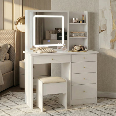 Ensemble coiffeuse et tabouret Altabelli