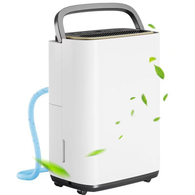 5000 Sq. Ft. 50 Pint Room Dehumidifier With Large 6.5 Liter Water Tank, 24 Hour Timer, Quiet, 2 Modes Of Operation Manual Auto Function