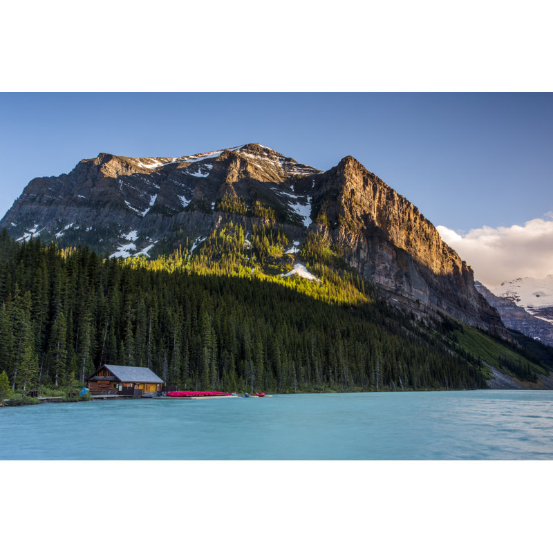 Moraine Lake - Wrapped Canvas Print, 30cm H x 46cm W x 3.8cm D