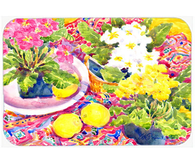 Caroline's Treasures Primroses Flower Glass Cutting Board