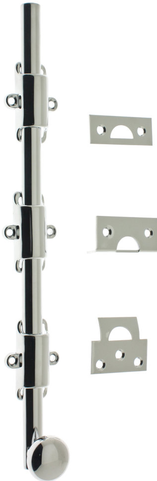 Solid Brass 18" Heavy Duty Surface Bolt idh by St. Simons 