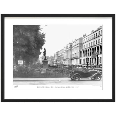 Cheltenham, The Memorial Gardens 1937 by Francis Frith - Single Picture Frame Print