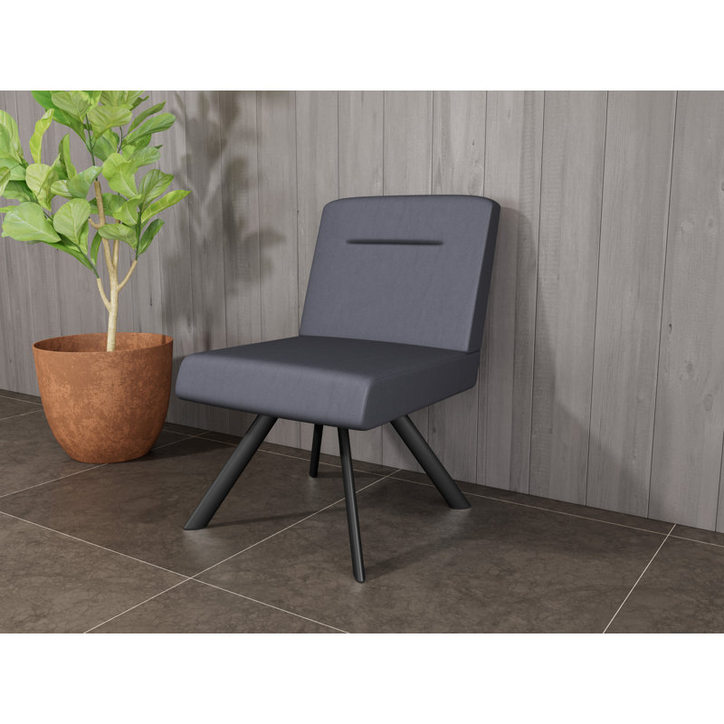 Chaise d'invité Willow, Noir, Noir Patriot Plus