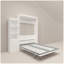 Lit escamotable vertical avec table et tablette Morden Deisgn
