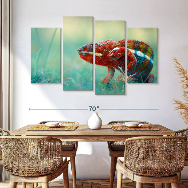 Brampt Vibrant Chameleon, 42'' H x 68'' W