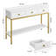 Console avec 3 tiroirs, table de vestibule, table de canapé étroite pour le couloir, salon, vestibule, bureau, couloir-20308401