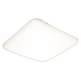 Plafonnier encastré carré simple 1 lumière del