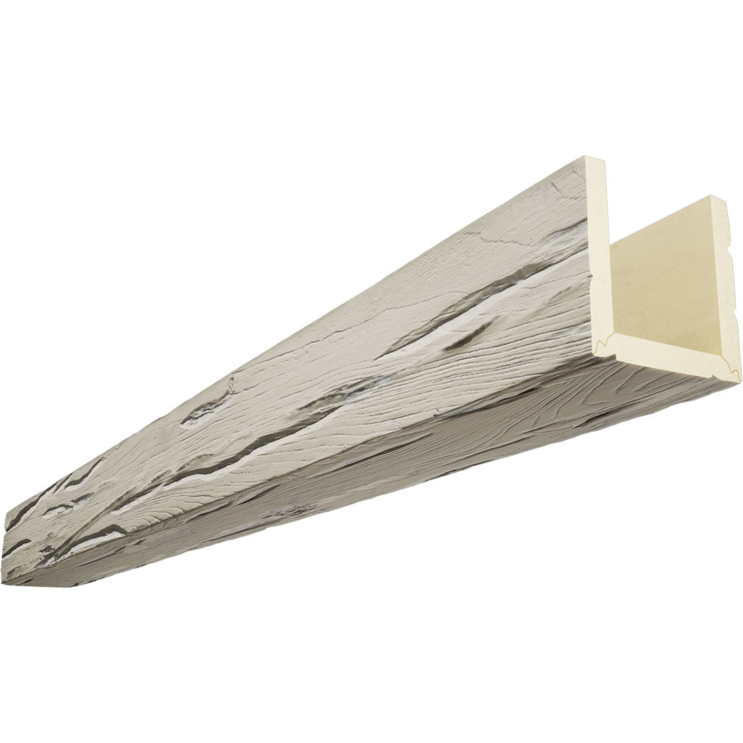 Riverwood Endurathane Faux Wood 3-Sided Ceiling Beam (U-beam) Ekena Millwork 