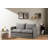 Modern 2-Seat Sofa Bed, Light Grey Linen Fabric, 58.3 x 27.6 x 26.0 inches | 100% Metal Frame | Converts to Bed 78.7 x 55.1 inches | Comfortable Seating Depth 19.3 inches | Ideal for Small Spaces & Guest Rooms-182889622