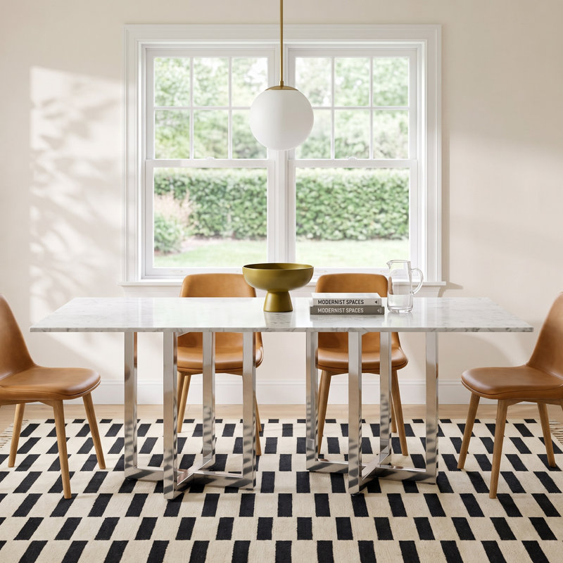 Dern Metal Base Dining Table