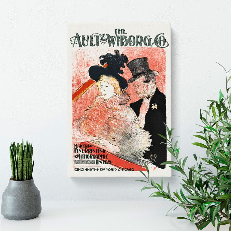The Concert Vol.1 by Henri De Toulouse-Lautrec - Wrapped Canvas, 50cm H x 35cm W x 3cm D