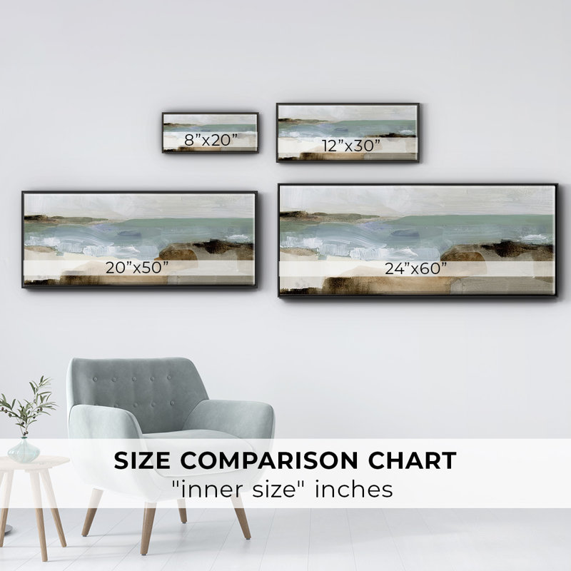 «Ocean Sigh III», toile encadrée, H 24 po x l 60 po