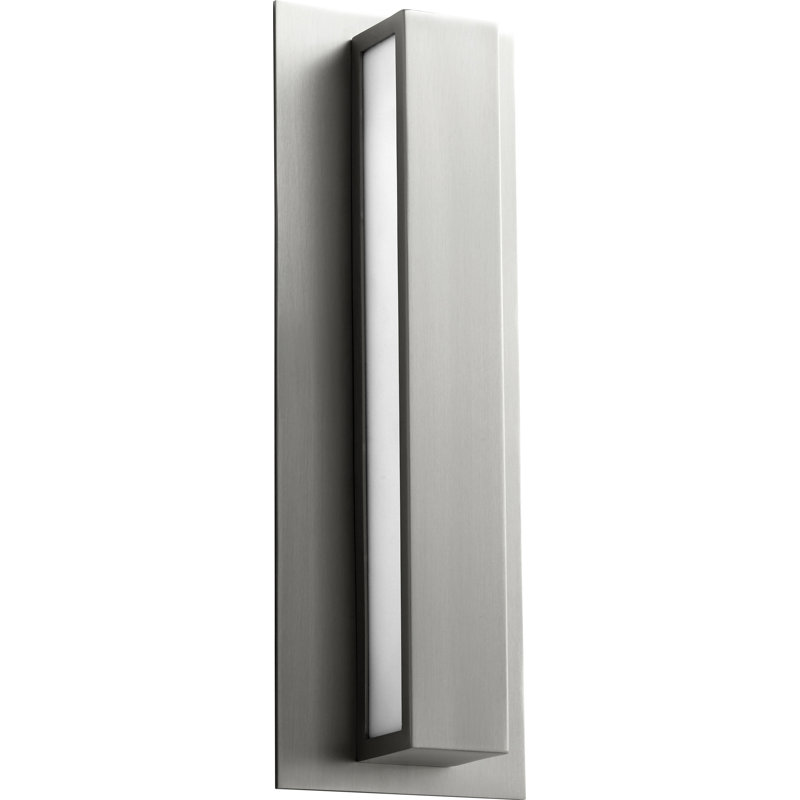 Plafonnier encastré 1 lumière Courtney, Nickel satiné