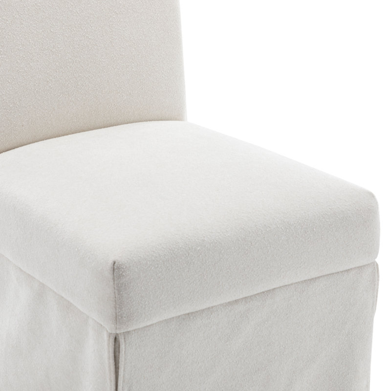Chaise parsons Arsaluis, Crème, crème