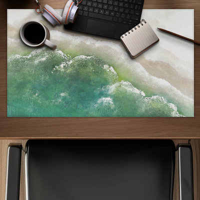 Turquoise sea - 14.00"x24.25" Desk mat