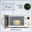Four à micro-ondes de comptoir 19 po 0,9 pi³ 800 watts Nostalgia Retro