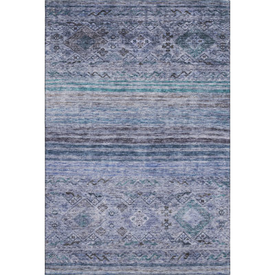 Premium Machine Washable Jaylin AMF1219 Global Rug