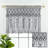 Cotton Tailored 40'' W Window Valance-53752471