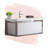 Boswick 41.75'' Single Bathroom Vanity with Top-503453813-507199948