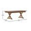 Table de salle à manger rectangulaire Eternity-88870827-88870830