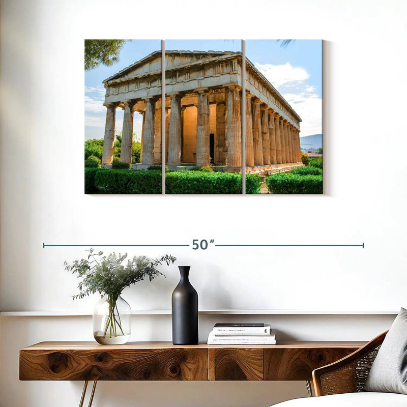 Temple Of Hephaestus, 24" H x 38" W