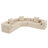 Oversized Combination Sofa,Curved Sofa-1204036895