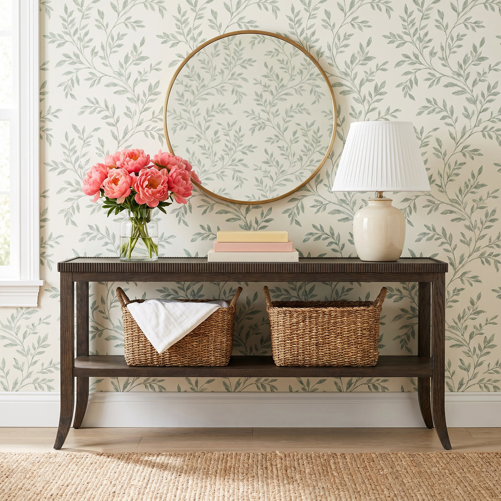 Saratoga 85'' Solid Wood Console Table