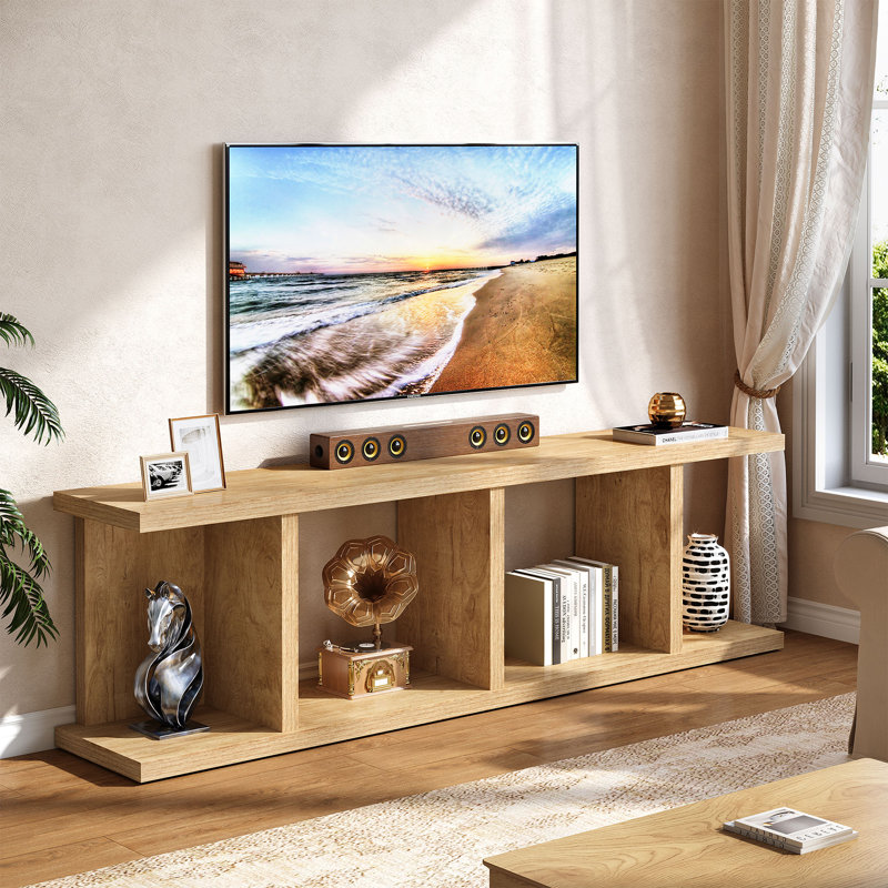 70.8 Inch Tv Stand With Storage For Tvs Up To 80", Entertainment Center Media Console For Living Room