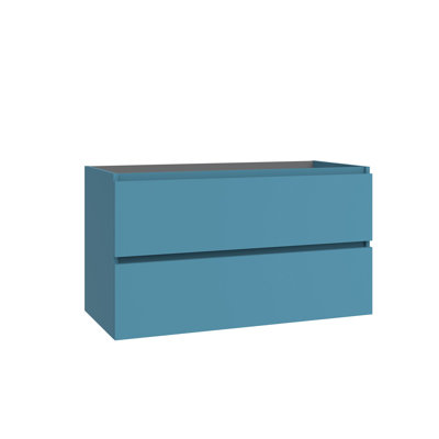 Flora 38.9" Wall Mounted Single Vanity Base Only