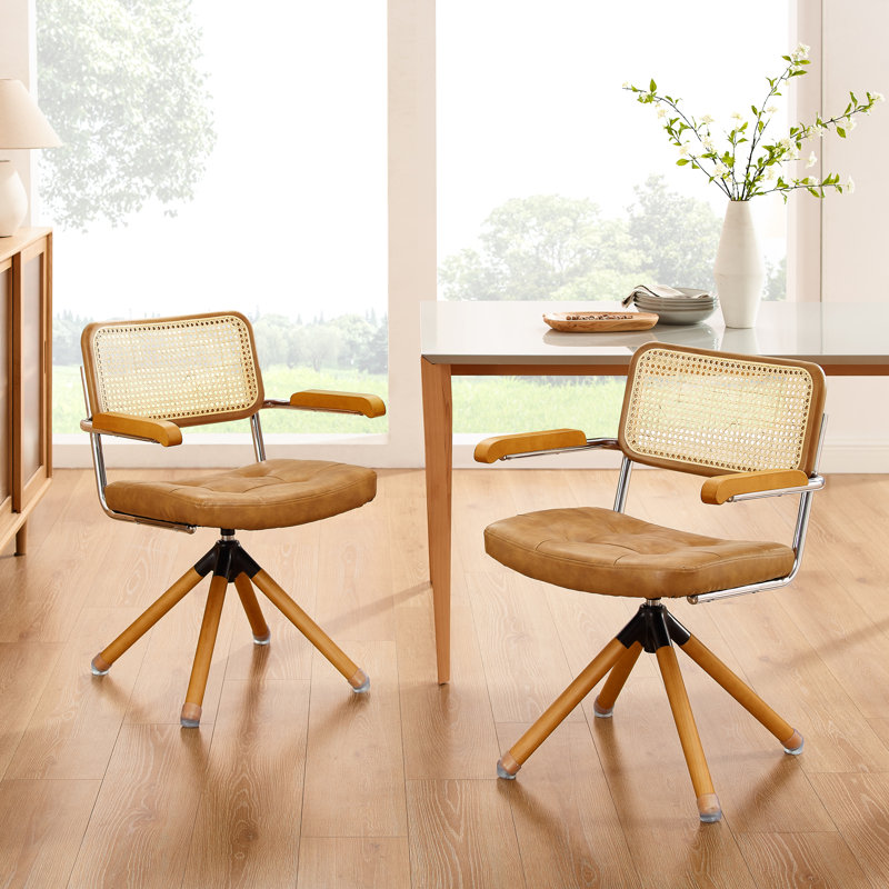 Beorn Upholstered Dining Chair, Brown 