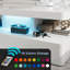 Table basse à DEL ultra brillante avec rangement Abdulmalek, blanc-887915173-957907577