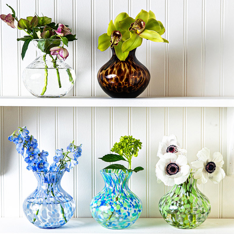 Puro 6" Vase, Green