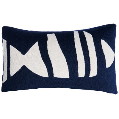 Boca Hand-Embroidered Chain Stitch Pillow