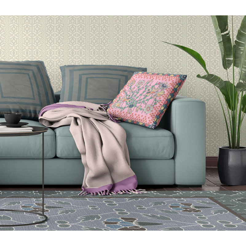 Housse et insert de coussin décoratif en polyester pour l'intérieur et l'extérieur, 26 po x 26 po