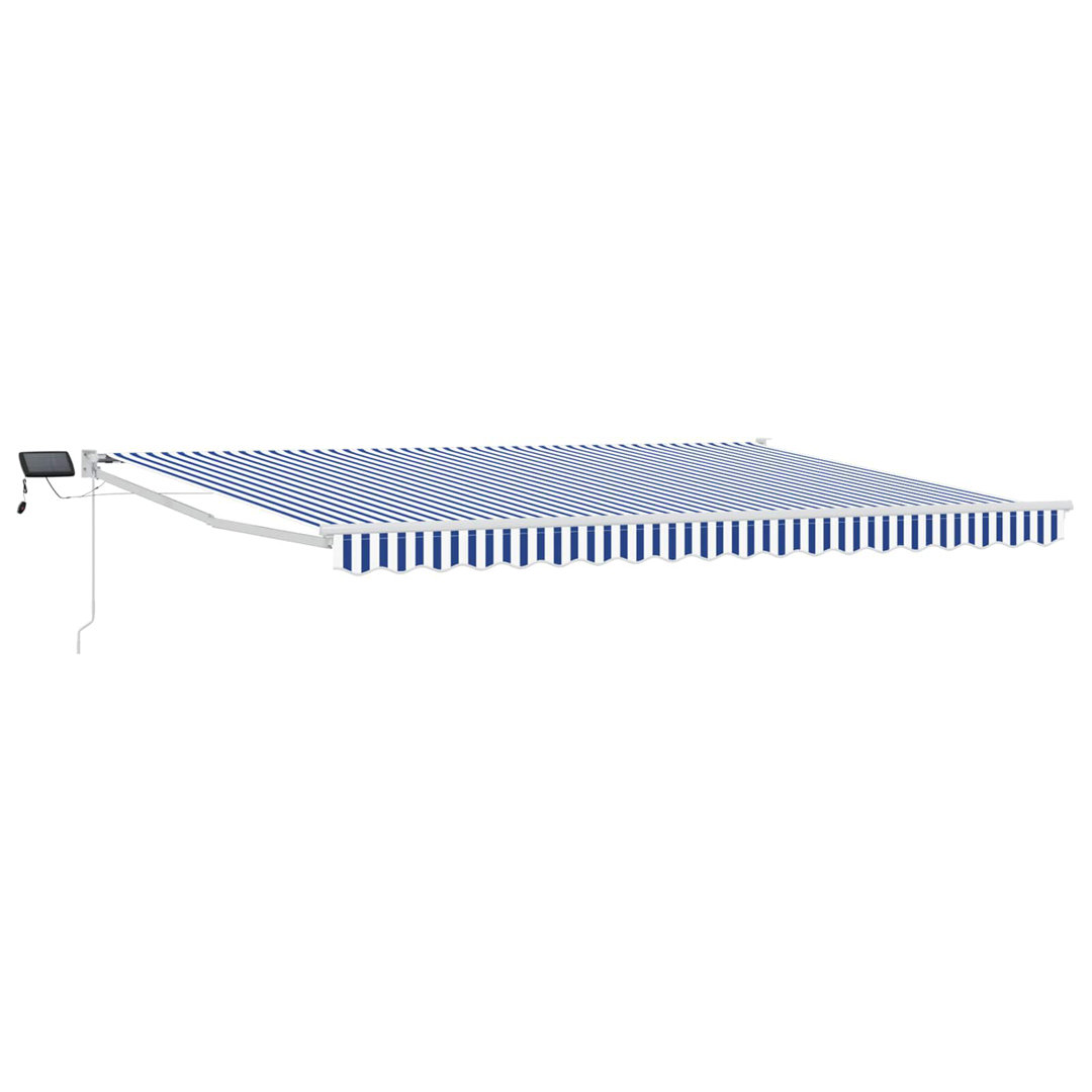 VidaXL Polyester Cover Retractable Patio Awning
