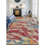 Enosburgh Splash Red/Blue/Grey Area Rug-858973092